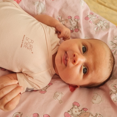 customer photo of Bamboom srl Body bambino maniche corte - ROSA 007