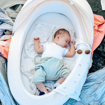 BABY NEST CO-SLEEPING BABY BED 90x56cm - Elfenbein