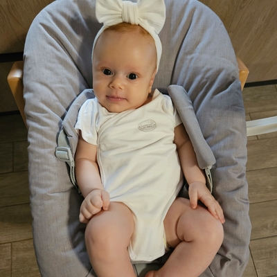 customer photo of Bamboom srl Body bambino maniche corte - Bianco 01