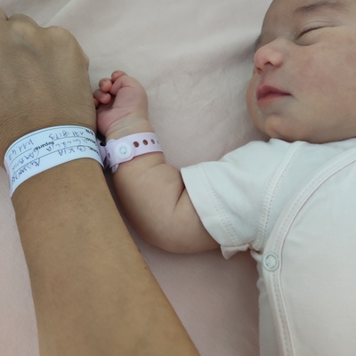 customer photo of Bamboom srl Body bambino maniche corte - ROSA 007