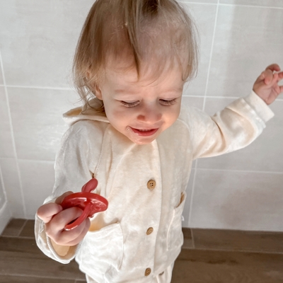 customer photo of Bamboom srl Cardigan con Orecchie in Velluto - Avorio 29