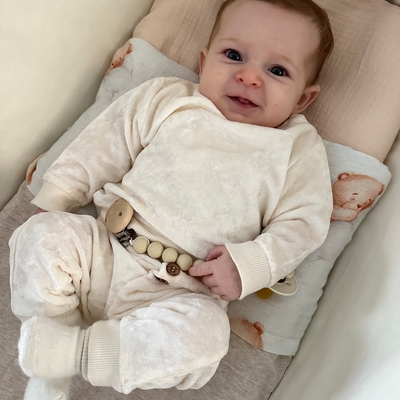 customer photo of Bamboom srl Pantaloncino in velluto - Avorio 29