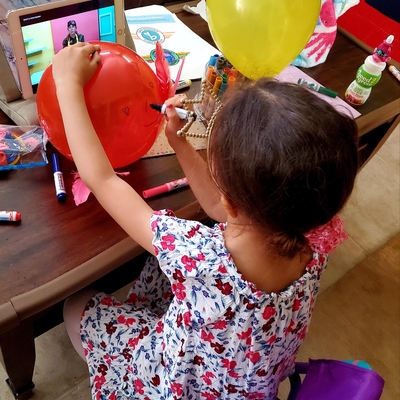customer photo of Beanstalk.co Whitney creates a whirl bird!
