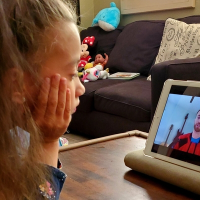 customer photo of Beanstalk.co Whitney was very interested in Jack's answer to her question about sky diving.