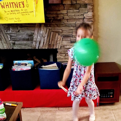 customer photo of Beanstalk.co Whitney is ready, set, go!