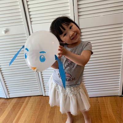 customer photo of Beanstalk.co Can't wait to fly her twirly bird!
