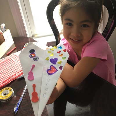 customer photo of Beanstalk.co Cassidy decorates her plane w/ Ms. Kelsey
