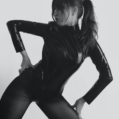 customer photo of Honour Clothing Faye Fearon High Neck Latex Bodysuit