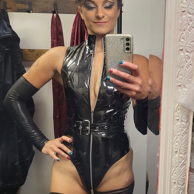 customer photo of Honour Clothing Fabulous pvc body suit