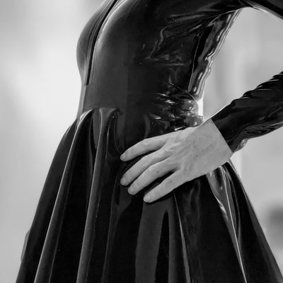 customer photo of Honour Clothing Latex body and skater skirt from £200 mystery box