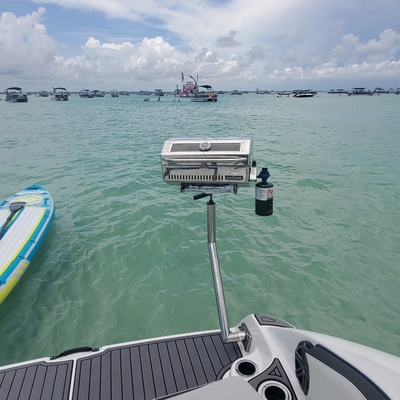 customer photo of JewlsCustoms Yamaha Port Stanchion