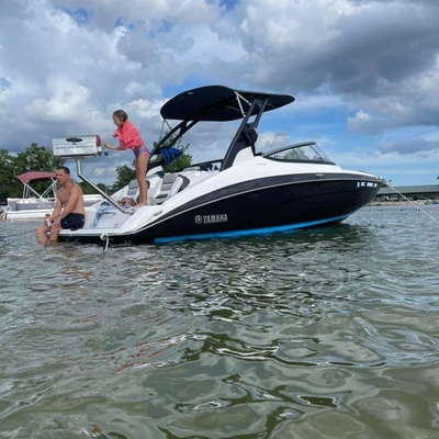 customer photo of JewlsCustoms Yamaha Transom Stanchion
