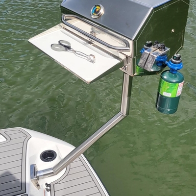 customer photo of JewlsCustoms Yamaha Transom Stanchion