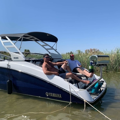customer photo of JewlsCustoms JEWLS Stanchion on the Colorado River!