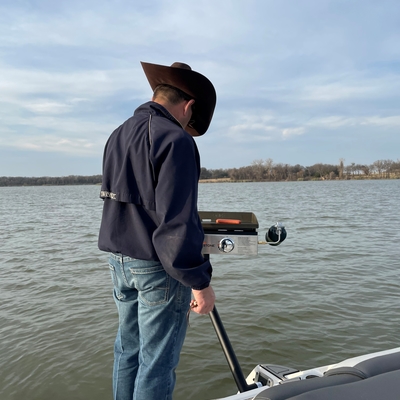 customer photo of JewlsCustoms Yamaha Port Grill Stanchion
