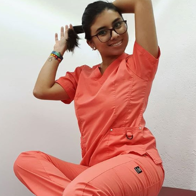 @dra.fermoch Women's 11 Pocket Slim Fit Uniform Scrubs