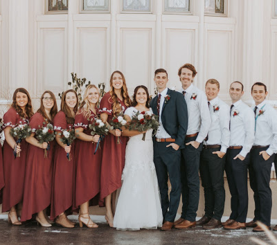 customer photo of JessaKae Rosebuds and Romance Maxi Dress in Burgundy