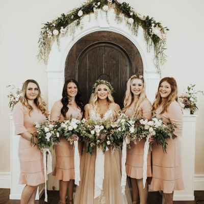 customer photo of JessaKae Eastbound Eliza Dress in Blush