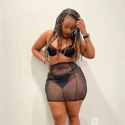 customer photo of Love, Vera Love, Vera Mesh & Lace Skirt Set Black