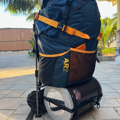 customer photo of Vargo Titanium AR2 pack with Bearikade Blazer