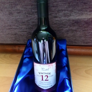customer photo of Personalised Bottle of Wine