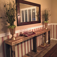 Reclaimed Wood Buffet Console Server Table