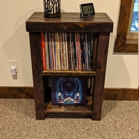 Reclaimed Wood Bar Server Cart