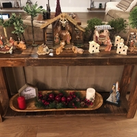 Reclaimed Wood Buffet Console Server Table