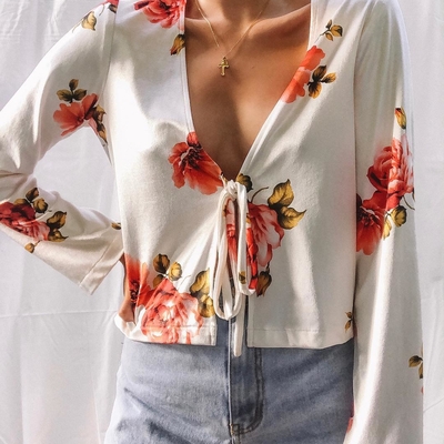 The Naked Rose Tie Top