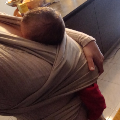 Porte-bébé en écharpe - Beige