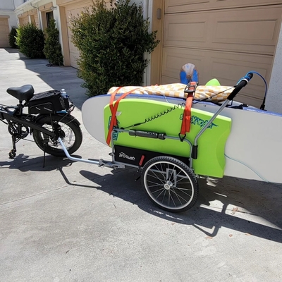 Cargo Beach Cart Stroller and Bike Trailer. Use for Sports