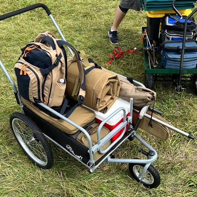 Booyah's Cargo Stroller and Bicycle Bike Trailer Beach Fishing Cart