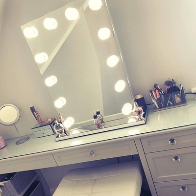 Kendall Hollywood Mirror with LED Lights - 80 x 60cm