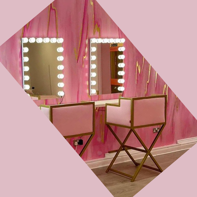 Marilyn Hollywood Mirror with LED Lights - 80x60cm