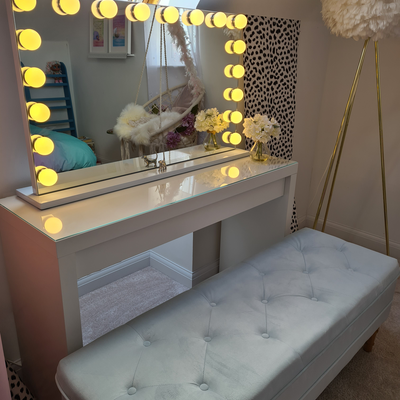 Marilyn Hollywood Mirror with LED Lights - 60x100cm