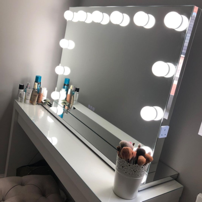 Whitney Audio Hollywood Mirror with LED Lights - 70 x 100cm