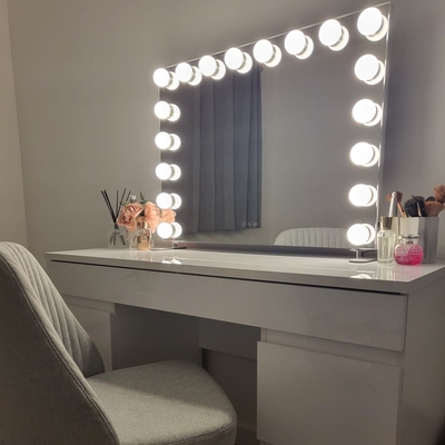 Billie Hollywood Mirror with LED Lights - 60x80cm