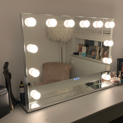 Kendall Hollywood Mirror with LED Lights - 70x100cm