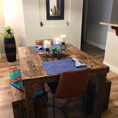 Reclaimed Wood Classic Farm Dining Table