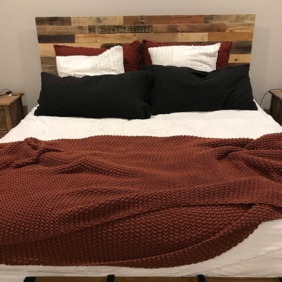 Reclaimed Wood Headboard