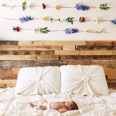 Reclaimed Wood Headboard