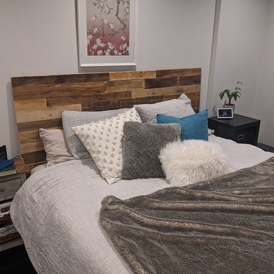 Reclaimed Wood Headboard