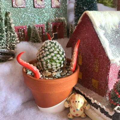 Strange things are afoot in the Christmas village.