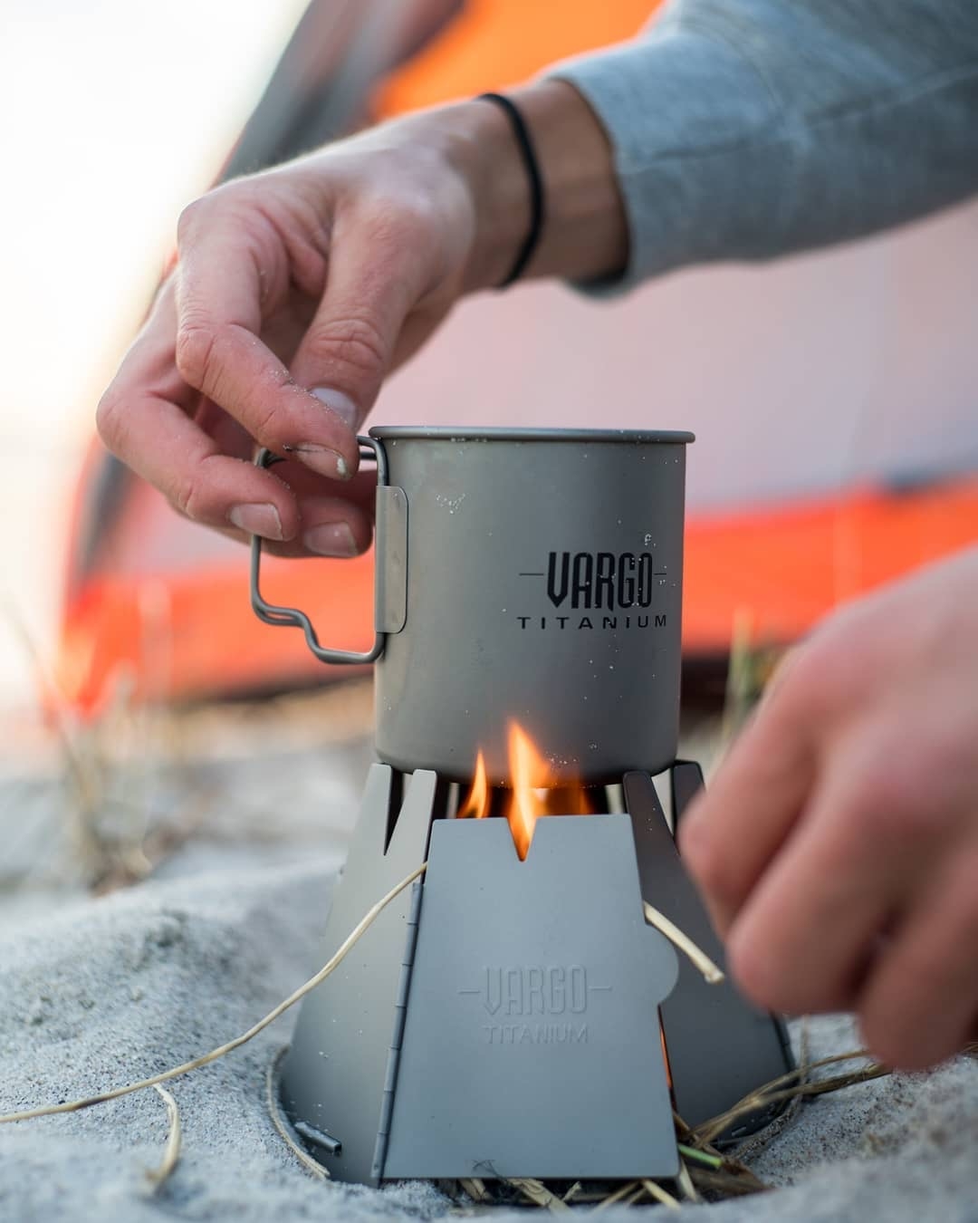 Vargo Titanium Hexagon Backpacking Wood Stove Vargo Hexagon