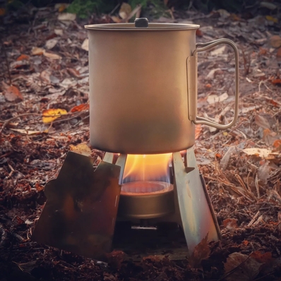 hexagon paired with the converter stove