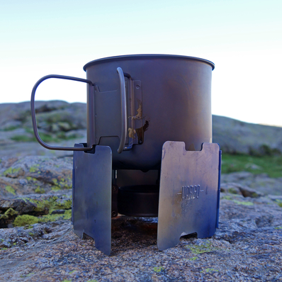 cooking on the triad stove